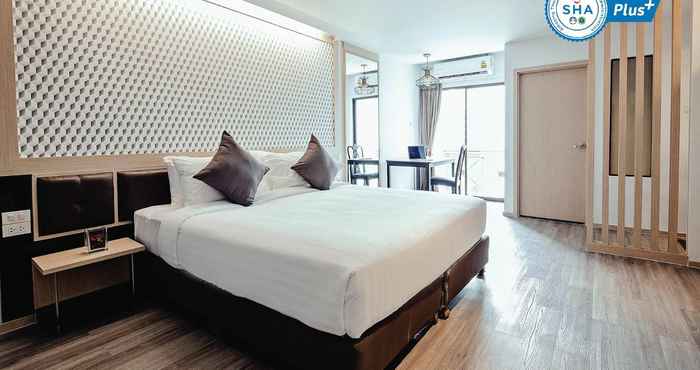 ห้องนอน Three Sukhumvit Hotel (SHA Plus Certified)