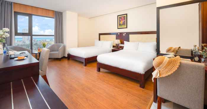 Kamar Tidur Gemma Hotel & Apartment Near Dragon Brigde