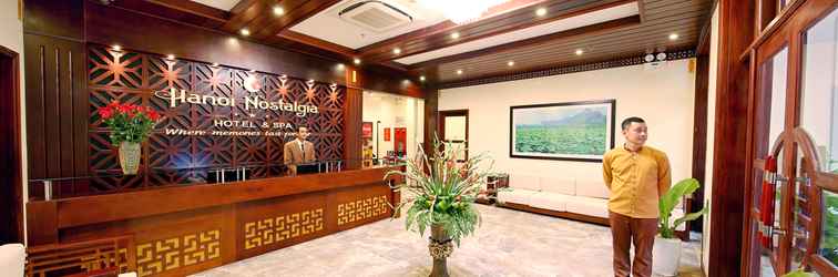 Sảnh chờ Hanoi Nostalgia Hotel & Spa
