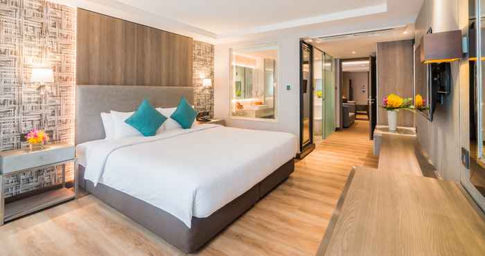 ห้องนอน Citrus Suites Sukhumvit 6 by Compass Hospitality