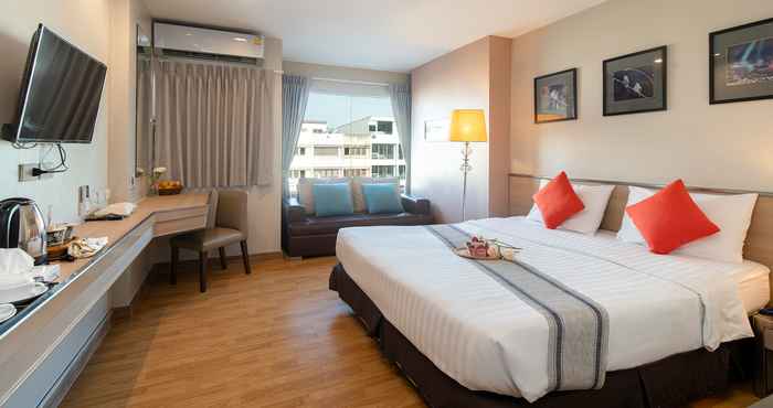 Phòng ngủ Bangkok Loft Inn Wongwian Yai