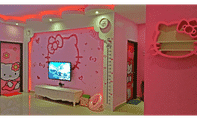 ล็อบบี้ Hello Kitty Signature Suite