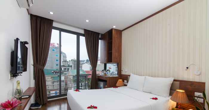 ห้องนอน Hotel Bel Ami Hanoi