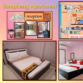 Bedroom 1 Sampheng Apartment, Hotel Universiti Rajabhat Bansomdejchaopraya