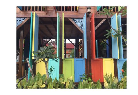 Exterior BLEU VERDE, i am colors