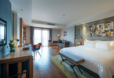 침실 Bespoke Trendy Hotel Hanoi