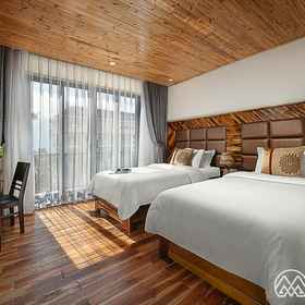 Bedroom1Sapa Green Hotel & Spa,Sapa SSB Bus station飯店