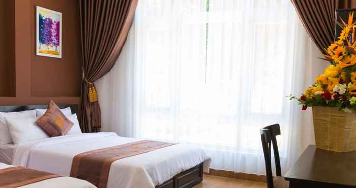 ห้องนอน Uyen Phuong Hotel Dalat