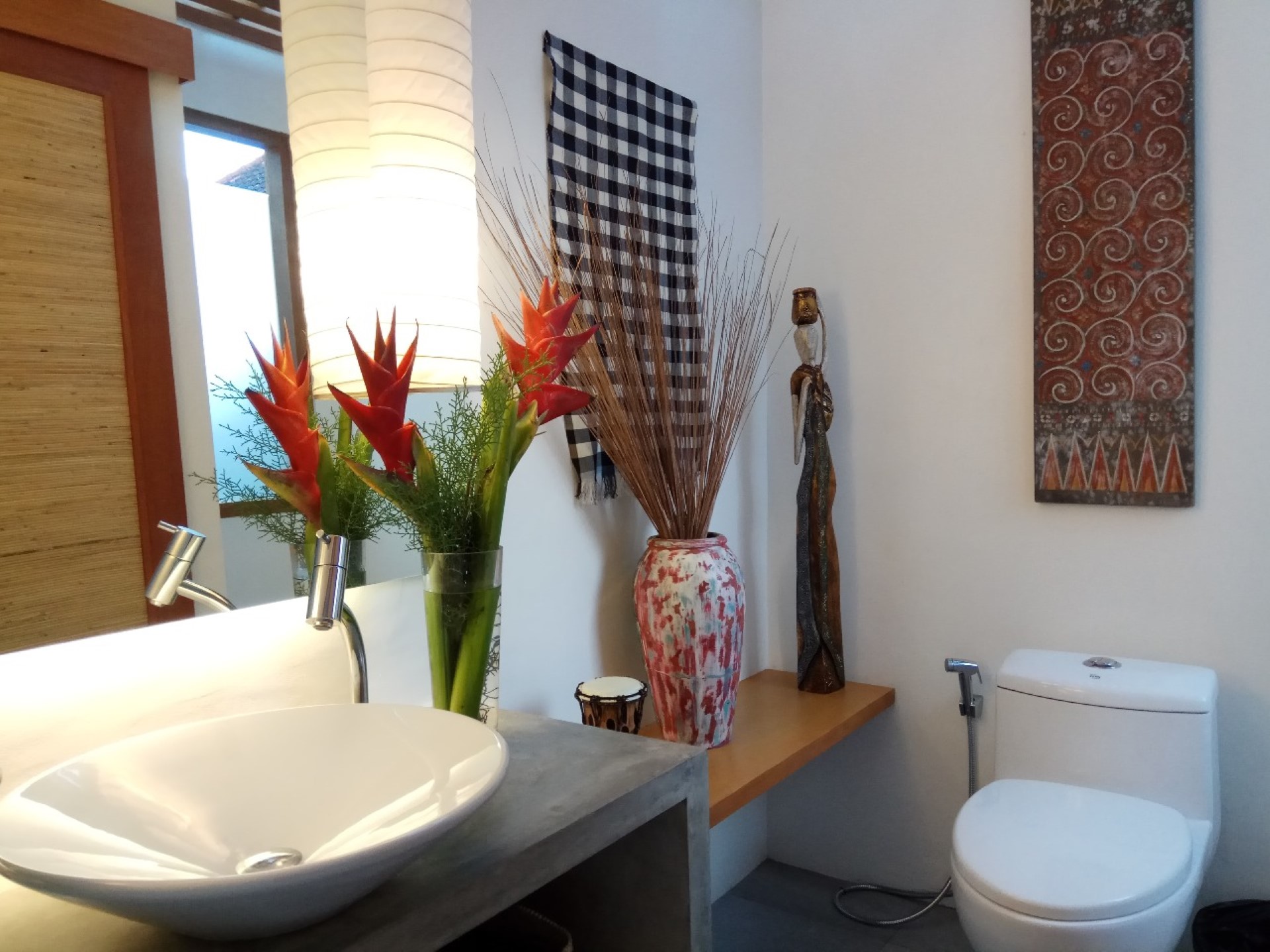 In-room Bathroom 7 Designed-Private Pool-BBQ-Free WIFI, Seminyak Side