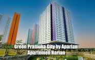 Bangunan 2 Apartemen Green Pramuka City by Aparian