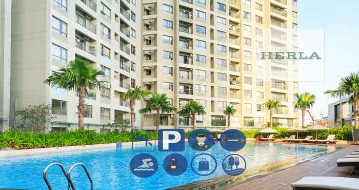 Kolam Renang Herla Apartment - Masteri Thao Dien