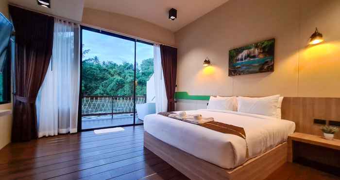 BEDROOM Binlha Raft Resort Kanchanaburi 