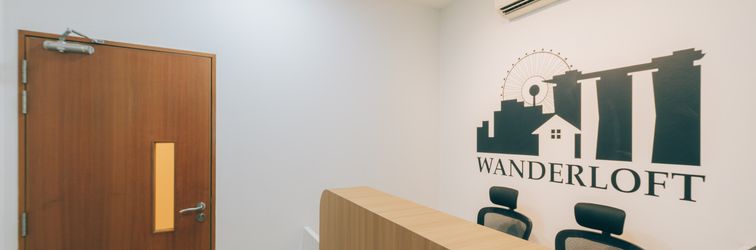 Sảnh chờ Wanderloft Capsule Hostel