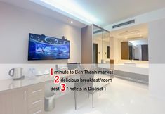 침실 6 The Luxe Hotel