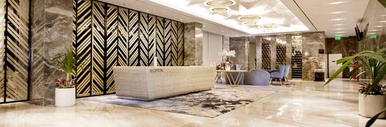 Lobby Grand Orchardz Hotel Kemayoran