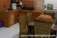 Accommodation Services Villa Ciater Highland 4 BR