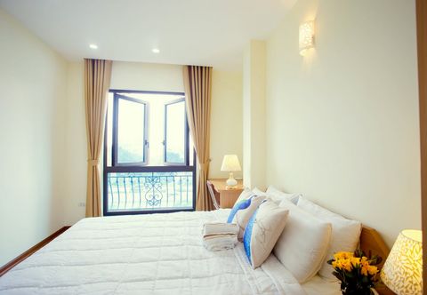 Phòng ngủ Granda Quan Hoa Apartment