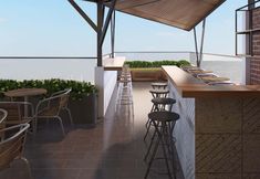 酒吧、咖啡厅和休息室 6 Moonlight Bay Hotel & Apartment