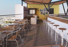 酒吧、咖啡厅和休息室 7 Moonlight Bay Hotel & Apartment