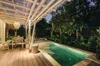 Swimming Pool Villa Santai at Sandy Bay Beach