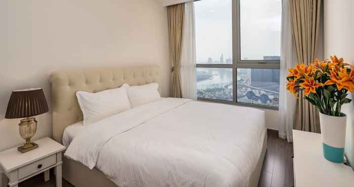 Phòng ngủ ChipHome Apartment - Vinhome Central Park