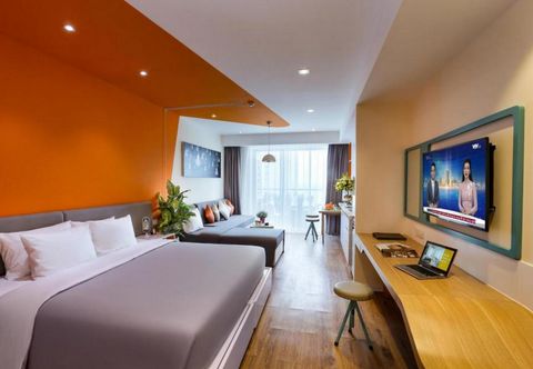 침실 Parama Apartments Balcony Beachfront - Ariyana Condotel