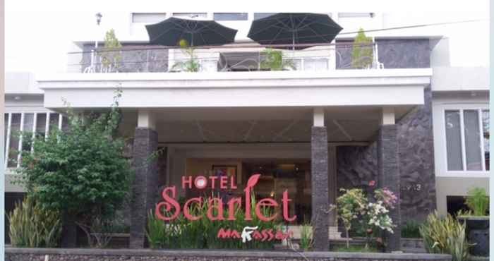 ภายนอกอาคาร Scarlet Hotel Makassar