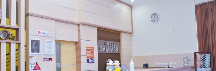 ロビー Gaia Asri Hotel