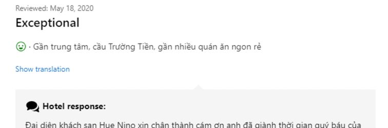 ロビー Hue Nino Hotel