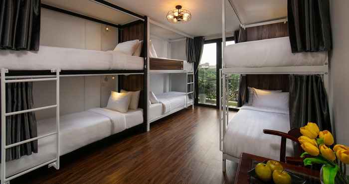 ห้องนอน Hanoi Backpacker Suite Hostel