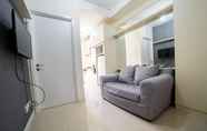 Common Space 2 Contemporary 1BR Near Cihampelas at Parahyangan Residence Apartment by Travelio