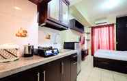 ห้องนอน 3 Minimalist Studio Room at Serpong Greenview by Travelio