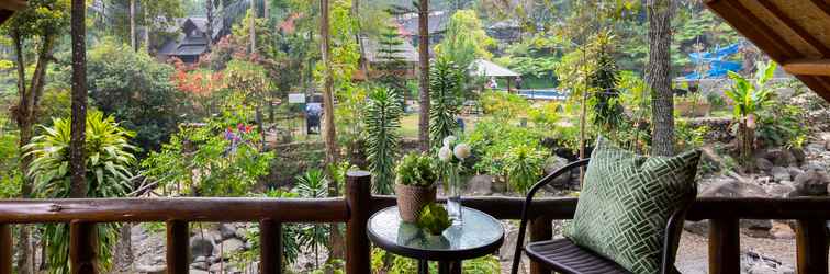 ล็อบบี้ Villa Cemara - Log Home Villa Taman Wisata Bougenville 