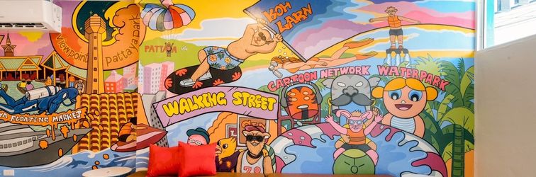 ロビー The Pattaya Story Poshtel