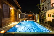 수영장 Seken Cottages Ubud