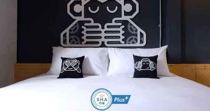 ภายนอกอาคาร Blu Monkey Hub & Hotel Suratthani (SHA Plus+)