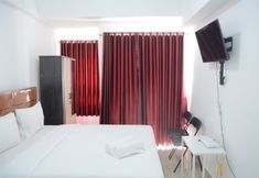 Bedroom 7 Comfy Studio Poris 88 Apartment by Travelio
