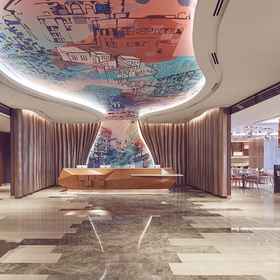 Lobby1輝盛凱貝麗酒店式公寓,中國廣場,白沙浮商业广场飯店