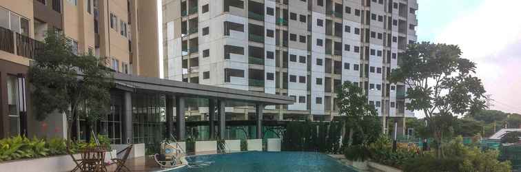 Lobi Minimalist Studio The Oasis Apartment near Omni Hospital Cikarang by Travelio