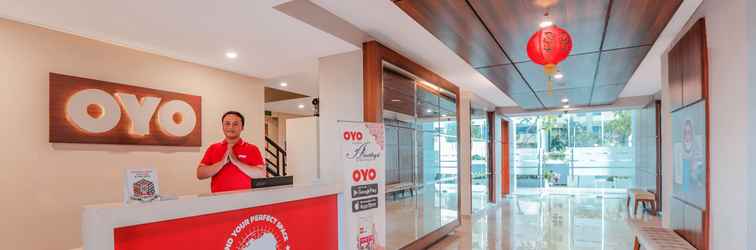 Sảnh chờ Super OYO Flagship 210 Amethyst Kemayoran