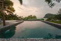 Swimming Pool Bamboo Garden House