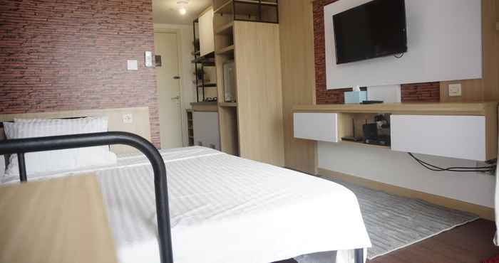 Bilik Tidur D' Rooms Studio & 2BR Apartment at MTown Gading Serpong Near SMS 