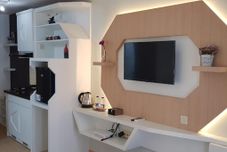 卧室 D' Rooms Studio & 2BR Apartment at MTown Gading Serpong Near SMS