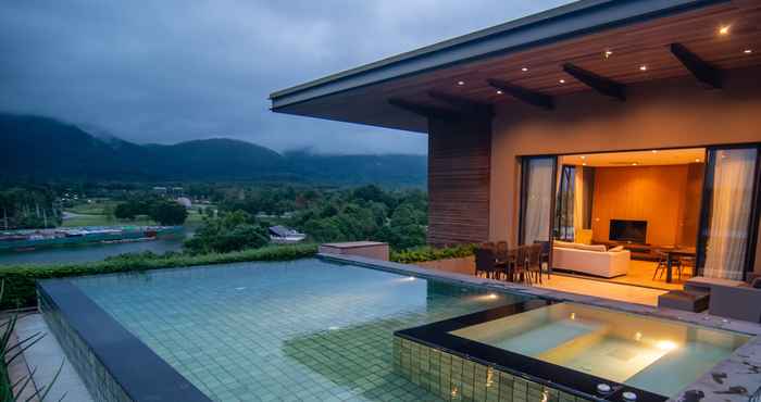 สระว่ายน้ำ Khaoyai Luxury Penthouse at ATTA 6501