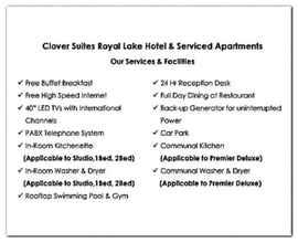 ห้องนอน 4 Clover Suites Royal Lake