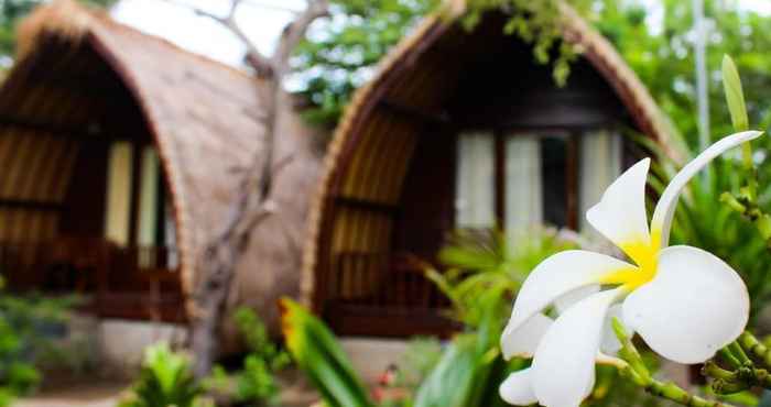 Lobby Gili Meno Heaven Bungalows 