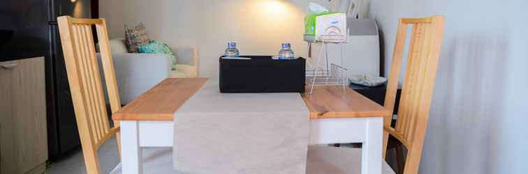 Lobby Comfy 2BR Sudirman Park Apartment at Central Area