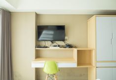 Bedroom 2 Strategic Studio Apartment at Tamansari La Grande near BIP by Travelio