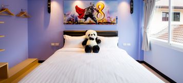 ห้องนอน 2 Lucky Panda Hotel