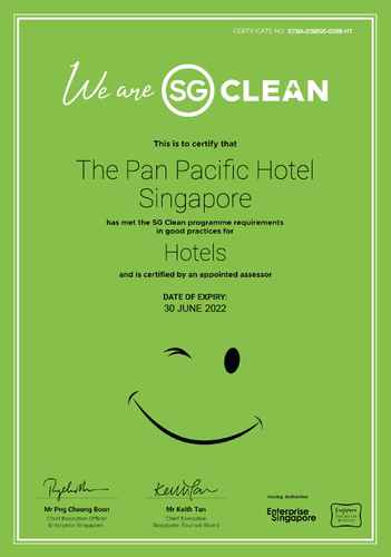 HYGIENE_FACILITY Pan Pacific Singapore